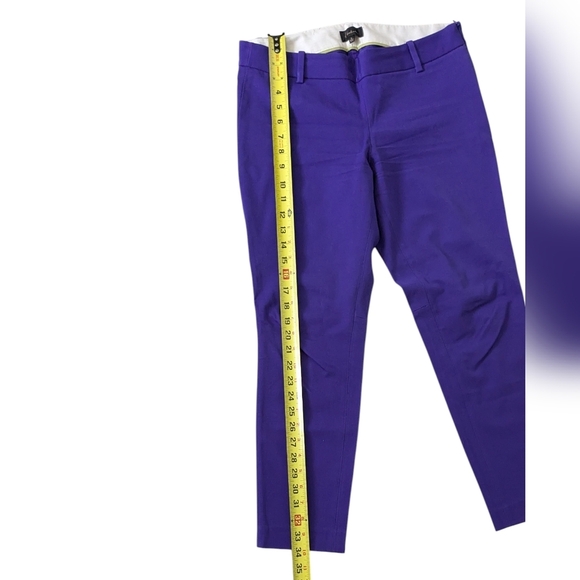 Aritzia T.Babaton Purple Tailored Dress Pants Women’s Size 8 Side Zipper - Picture 4 of 12